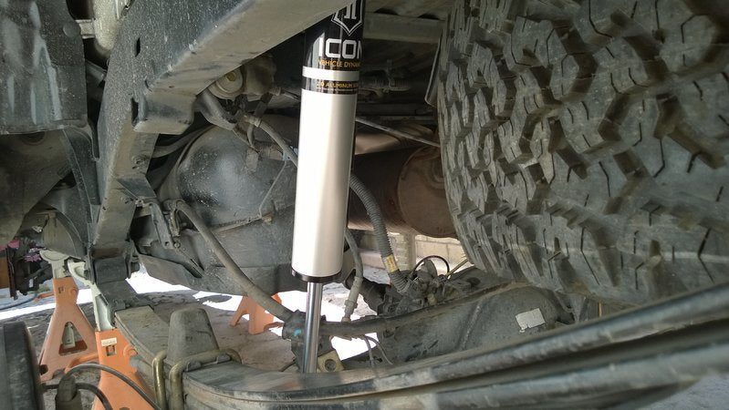 ICON 76535 V.S. 2.0" Aluminum Internal Reservoir Rear Shock - for 4-6" Lift - (Single) | 2001-2026 GM Silverado/Sierra 2500HD/3500HD