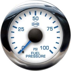Isspro R13044 EV2 2-1/16 inch 0-100PSI Fuel Pressure Gauge Kit | Universal