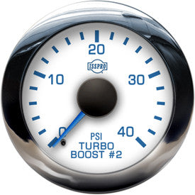 Isspro R13377 EV2 2-1/16 inch 0-40PSI Turbo Boost #2 Gauge | Universal