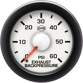 Isspro R14122 EV2 2-1/16 inch 0-60PSI Exhaust Back Pressure Gauge Kit | Universal