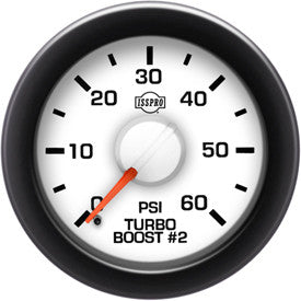 Isspro R14277 EV2 2-1/16 inch 0-60PSI Turbo Boost #2 Gauge Kit | Universal