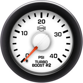 Isspro R14377 EV2 2-1/16 inch 0-40PSI Turbo Boost #2 Gauge | Universal