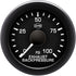 Isspro R16155 EV2 2-1/16 inch 0-100PSI Exhaust Back Pressure Gauge - Black Face Black Bezel | Universal