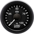 Isspro R16433 EV2 2-1/16 inch 0-100PSI Turbo Boost Gauge - Black Face Black Bezel | Universal