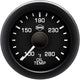 Isspro R16533 EV2 2-1/16 inch 100-280F Oil Temperature Gauge - Black Face Black Bezel | Universal