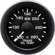 Isspro R16599 EV2 2-1/16 inch 100-280F Trans Oil Temperature Gauge - Black Face Black Bezel | Universal