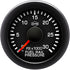 Isspro R17288 EV2 2-1/16 inch 0-30,000PSI Fuel Rail Pressure Gauge (1800 BAR) - Black Face Black Bezel Green LED | 2003-2007.5 Dodge 5.9L Cummins & 01-05 GM Silverado/Sierra 2500HD/3500HD 6.6L Duramax