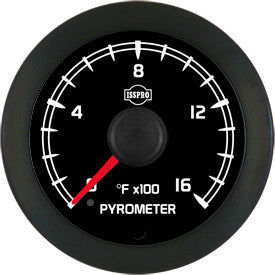 Isspro R18022 EV2 2-1/16 inch 0-1600F Pyrometer Gauge | 2007-2014 GM Silverado/Sierra 2500HD/3500HD 6.6L Duramax