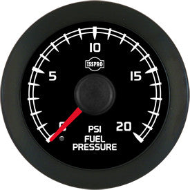 Isspro R18066 EV2 2-1/16 inch 0-20PSI Fuel Pressure Gauge | 2007-2014 GM Silverado/Sierra 2500HD/3500HD 6.6L Duramax