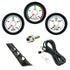 Isspro R50013R EV2 3 Gauge Kit - Pyro-Boost-Trans Temp - White Face Black Bezel | 1994-1997 Dodge RAM 2500/3500 5.9L Cummins