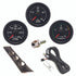Isspro R50063BEV2 3 Gauge Pillar Kit - Pyro-Boost-Trans Temp - White Face Chrome Bezel | 2003-2009 Dodge RAM 5.9L/2500/3500 6.7L Cummins