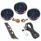 Isspro R50043B EV2 3 Gauge Pillar Kit - Pyro-Boost-Fuel Pressure with Speaker - Black Face Chrome Bezel| 1998-2002 Dodge RAM 2500/3500 5.9L Cummins