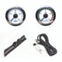 Isspro R50052B EV2 Dual Gauge Pillar Kit - White Face Chrome Bezel | 2003-2009 Dodge RAM 2500/3500 5.9L Cummins