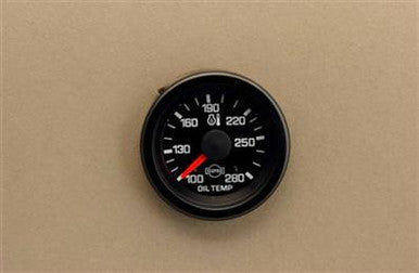 Isspro R5659R EVA 100-280F Trans Oil Temperaure Gauge - Black Face Red Pointer | Universal
