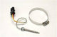 Isspro R650A-HT-PL 0-1800F High Temperature Thermocouple 2.25 inch with Clamp & Plug Connector | Universal