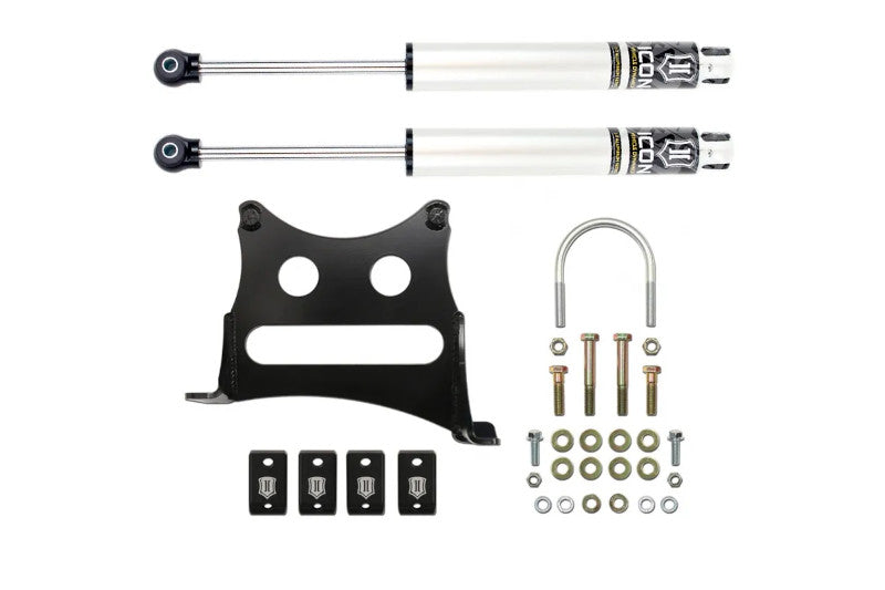 ICON 36511-65000-64037 Dual Steering Stabilizer Kit | 2005-2022 Ford F250/F350