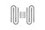 ICON 37001 Front Semi Round U-Bolt Kit | 2000-2004 Ford F250/F350