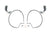 ICON 61111 2.5" Front Extended SS Brake Line Kit - for 2.5-3.5" Lift - (Pair) | 2017-2026 Ford F250/F350 Super Duty 4WD