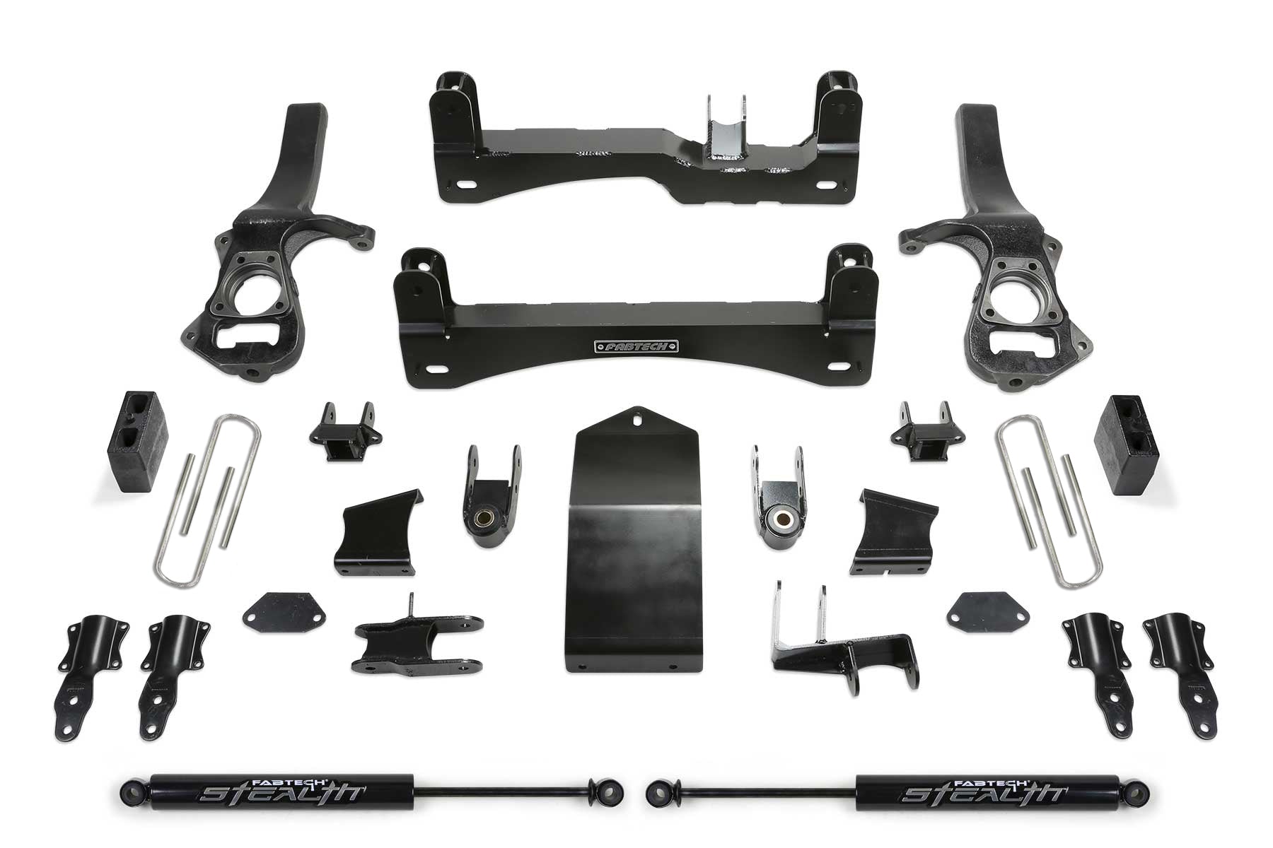 Fabtech K1220M 6” Lift Sport System w/ Stealth Shocks | 2025 GM Sierra/Silverado 1500 4WD