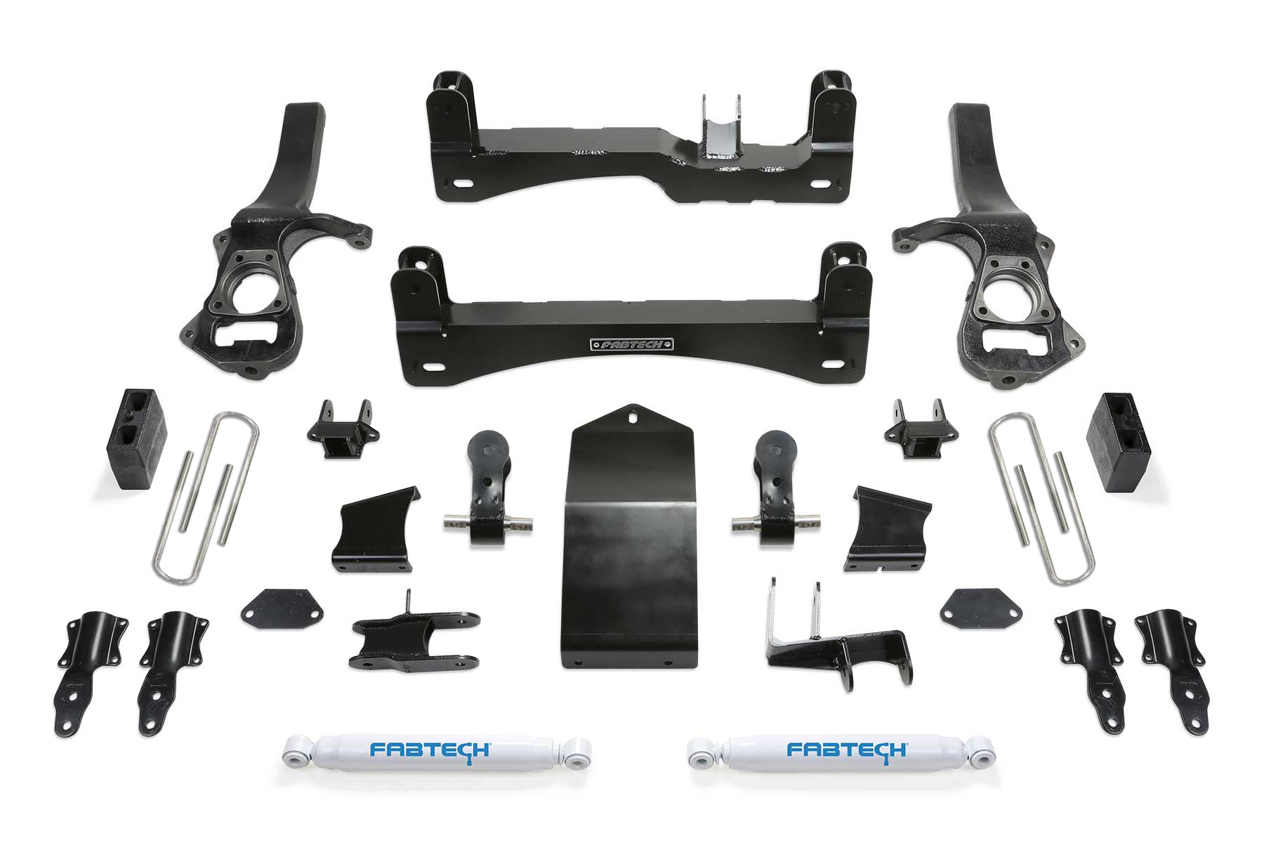 Fabtech K1231 4” Sport System w/ Performance Shocks | 2025 GM Sierra/Silverado 1500