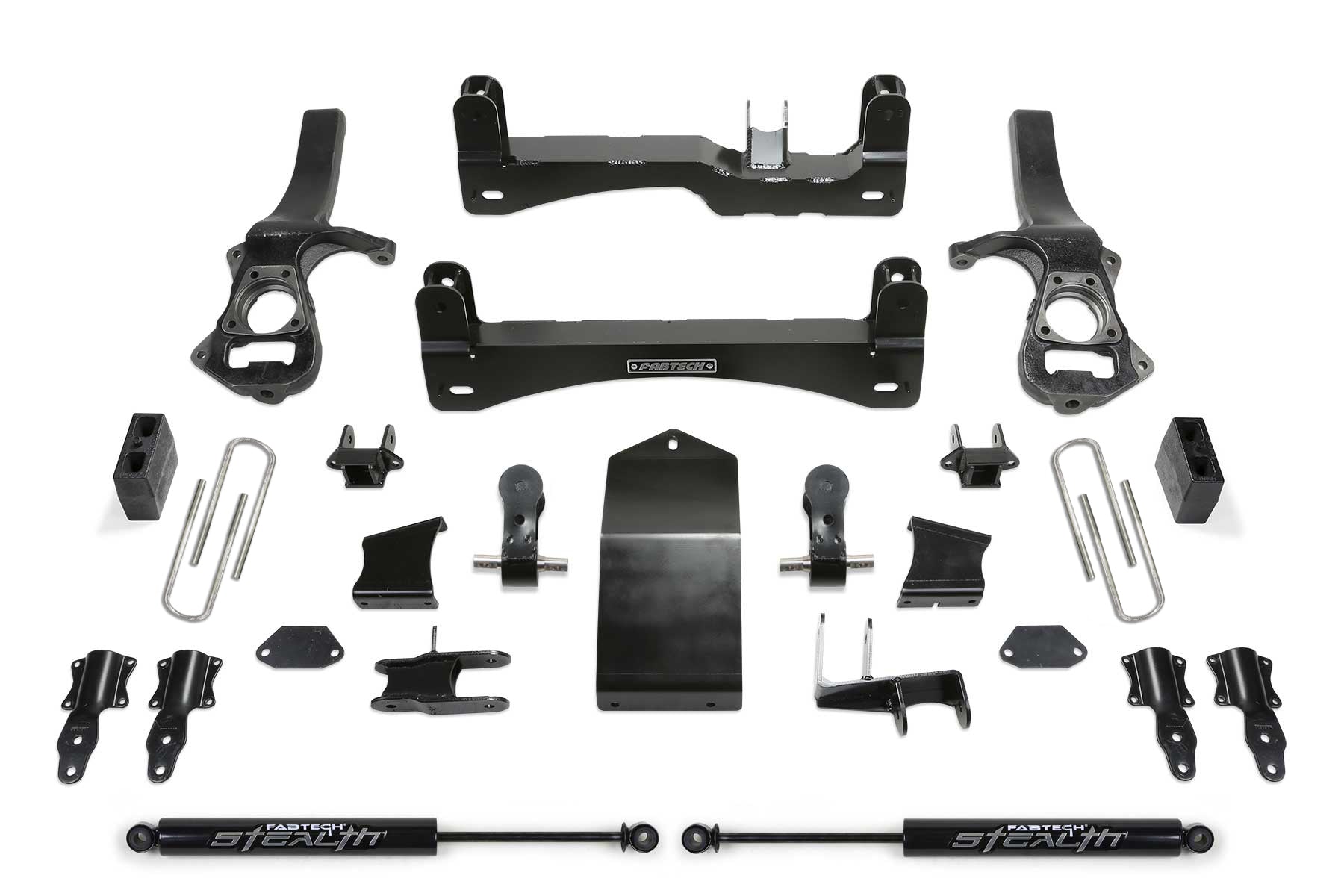 Fabtech K1231M 4” Sport System w/ Stealth Shocks | 2025 GM Sierra/Silverado 1500