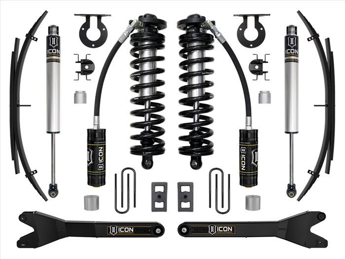 ICON K63201RL 2.5-3" Lift Stage 1 Coilover Conversion System with Radius Arms/Expansion Packs | 2023-2025 Ford F250/F350 Super Duty 4WD