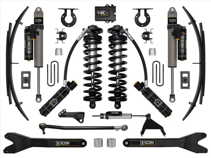 ICON K63206RL 2.5-3" Lift Stage 6 Coilover Conversion System with Radius Arms/Expansion Packs | 2023-2025 Ford F250/F350 Super Duty 4WD