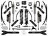 ICON K63207RL 2.5-3" Lift Stage 7 Coilover Conversion System with Radius Arms/Expansion Packs | 2023-2025 Ford F250/F350 Super Duty 4WD