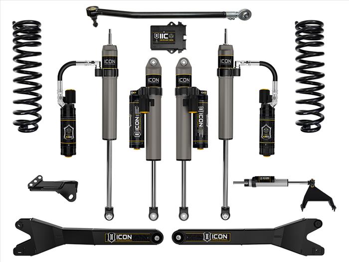 ICON K65918R 2.5" Lift Stage 6 Suspension System w/ Radius Arms | 2023-2025 Ford F250/F350 Super Duty 4WD
