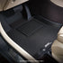 3DM L1CH03901509 Kagu Black Floor Mats | 2014-2015 GM Silverado 1500/2500HD/3500HD Double Cab