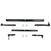 Apex KIT375-POL Heavy Duty ProLock Polished Aluminum Tie Rod & Drag Link Assembly | 2017-2026 Ford F250/F350 Super Duty 6.7L Powerstroke