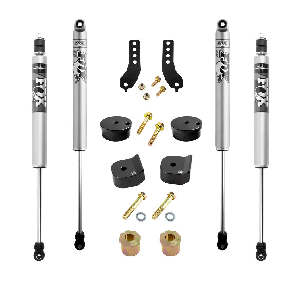 Kryptonite KRFD17STAGE1FOX Stage 1 Leveling Kit with FOX 2.0 Shocks | 2017-2024 Ford F250/F350 Super Duty 4WD