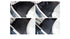 3DM L1FR10711509 Kagu Black Front Floor Mats | 2017-2024 Ford F250/F350/F450