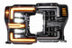 Morimoto LF503.2-A-ASM XB LED GEN2 DRL Headlights Pair - Amber DRL | 2017-2019 Ford F250/F350