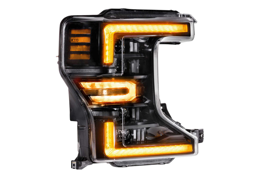 Morimoto LF508-A XB LED Headlights Pair - Amber DRL | 2020-2022 Ford F250/F350/F450