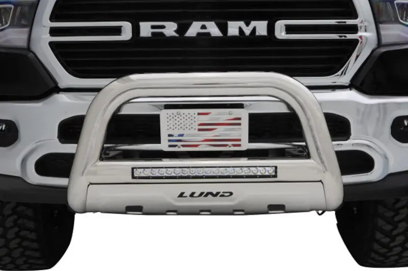 Lund 47021308 Bull Bar - Polished Stainless | 2019-2023 RAM 2500/3500 6.7L Cummins