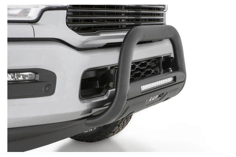 Lund 47121201 3.5 Oval Bull Bar - Black | 2020-2025 GM Silverado/Sierra 2500HD/3500HD