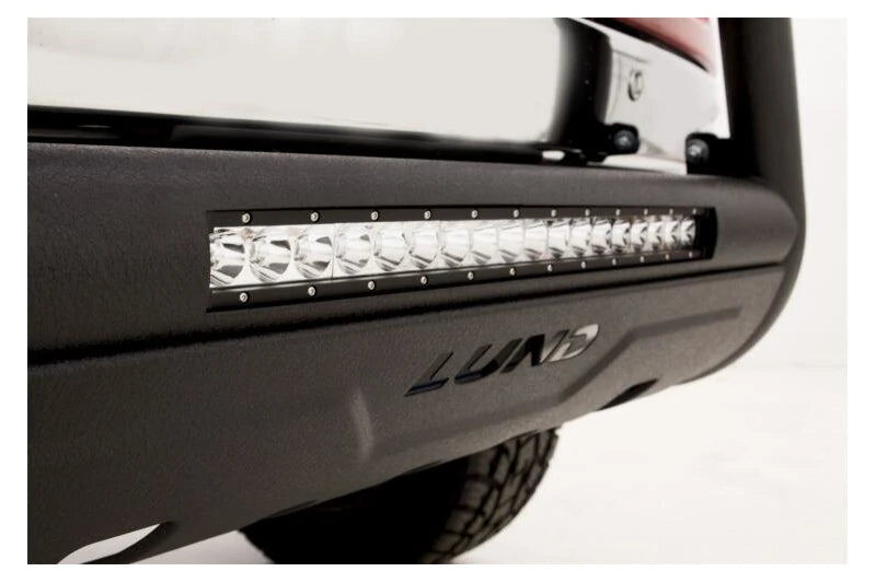 Lund 47121203 3.5 Black Oval Bull Bar | 2011-2019 GM Silverado/Sierra 2500HD/3500HD
