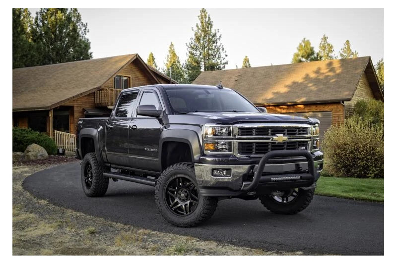 Lund 47121203 3.5 Black Oval Bull Bar | 2011-2019 GM Silverado/Sierra 2500HD/3500HD