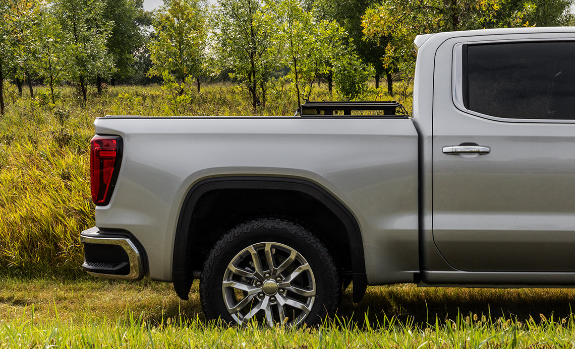 ACI B1040069 Lomax Hard Tri-Fold Tonneau Cover Matte Black | 2019-2022 RAM 2500/3500 6.5ft Bed