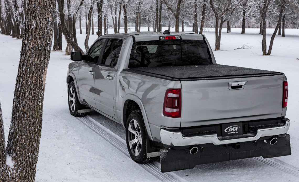 ACI B1040069 Lomax Hard Tri-Fold Tonneau Cover Matte Black | 2019-2022 RAM 2500/3500 6.5ft Bed
