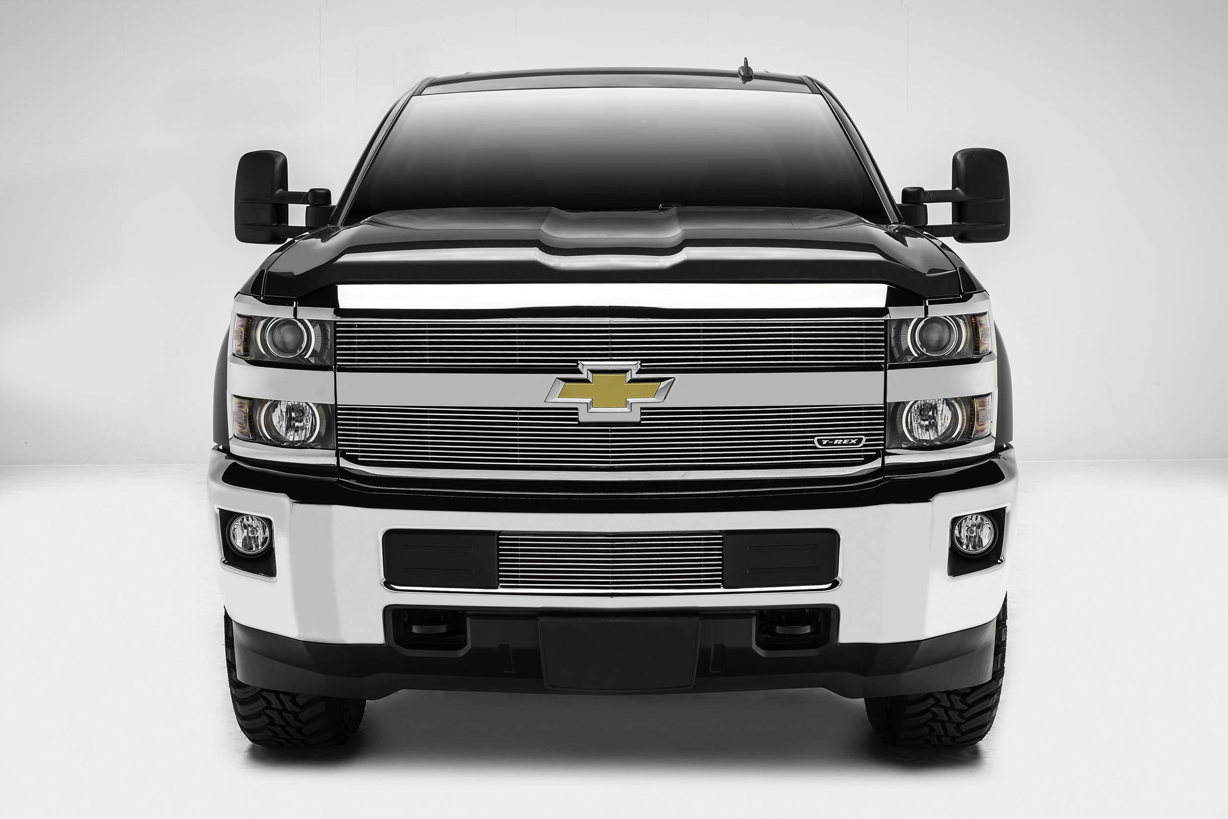 T-Rex 21122 Horizontal Billet Grille | 2015-2019 GM Silverado 2500HD/3500HD