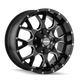 Mayhem Wheels 18x9" Warrior Milled Gloss Black - 18mm Offset Wheel | 2011-2026 GM Sierra/Silverado 2500HD/3500HD