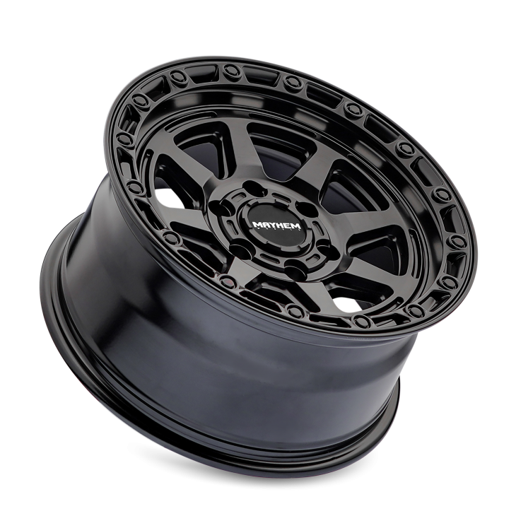 Mayhem Wheels 20x9" Ridgeline Satin Black - 18mm Offset Wheel | 2003-2026 Dodge RAM 2500/3500 SRW