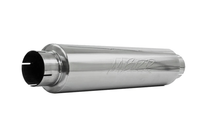 MBRP M1004 4 inch Pro Series Quiet Tone Exhaust Muffler 24 in Body 6 inch Diameter 30 inch Overall | Universal