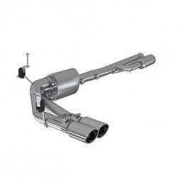 MBRP S5092AL 3 inch Cat Back Exhaust System Pre-Axle Dual Outlet Aluminized Steel | 2019-2025 GM Silverado/Sierra 1500