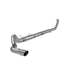 MBRP S61140AL 5in Turbo Back Single Side Exit Aluminized Steel | 2003-2004 Dodge 5.9L Cummins