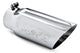 MBRP T5053 4 inch Inlet 5 inch Outlet Angle Cut Double-Wall Stainless Exhaust Tip - Polished | Universal