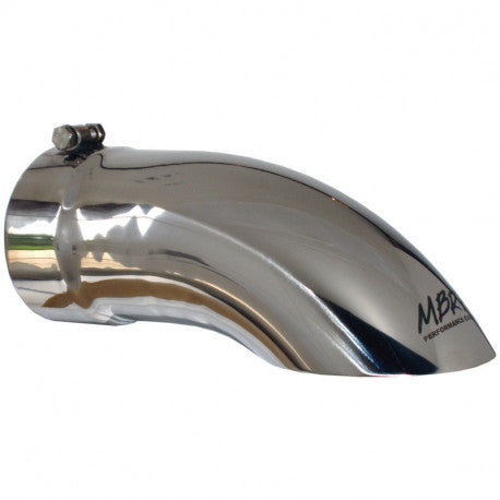 MBRP T5085 Exhaust Tail Pipe Tip 5 inch O.D. Turn Down 5 inch Inlet 14 inch Length T304 Stainless Steel | Universal