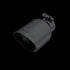 MBRP T5119BLK Exhaust Tip Rectangle Angled Cut Fits 3-in Systems Driver Side | Universal
